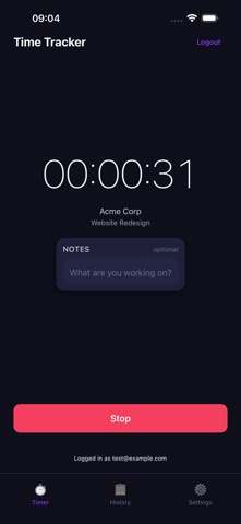 Time Tracker for freelancers Screenshot 4 of 5