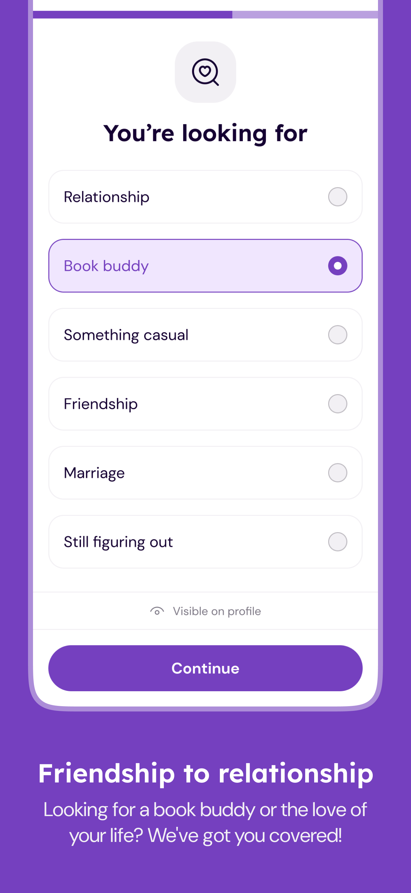 Bookmark—Dating via Books screenshot 5
