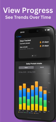 Daily Protein: Tracker Screenshot 3 of 5