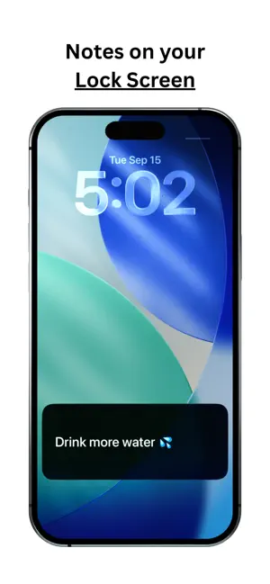 Lock Screen Notes: LockCards screenshot 1