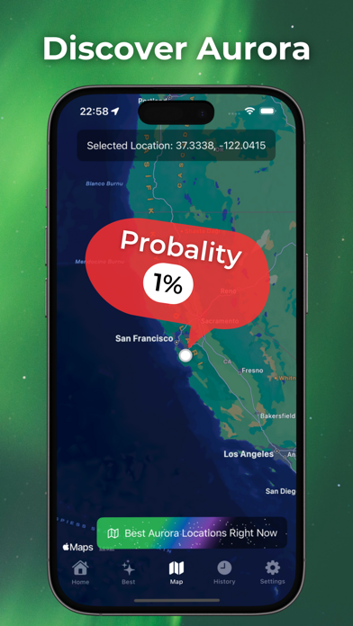 Screenshot #2 pour Aurora Forecast Tracker