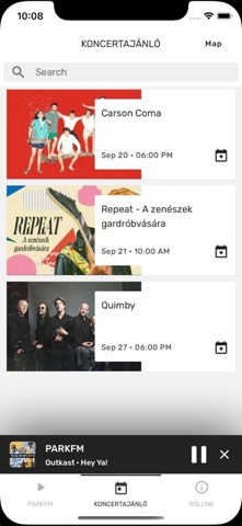 ParkFM screenshot