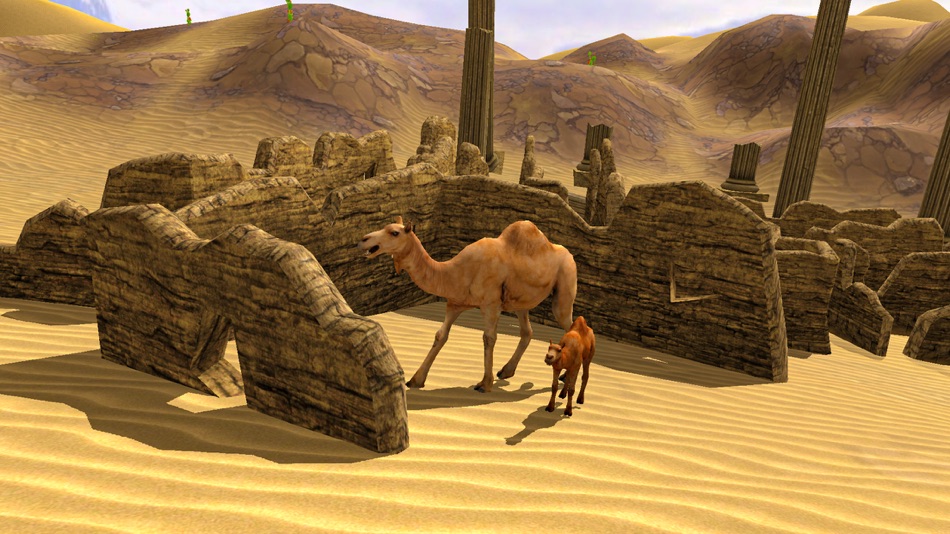 #1. Camel Family Simulator Game (iOS) By: shahroz shahzad butt