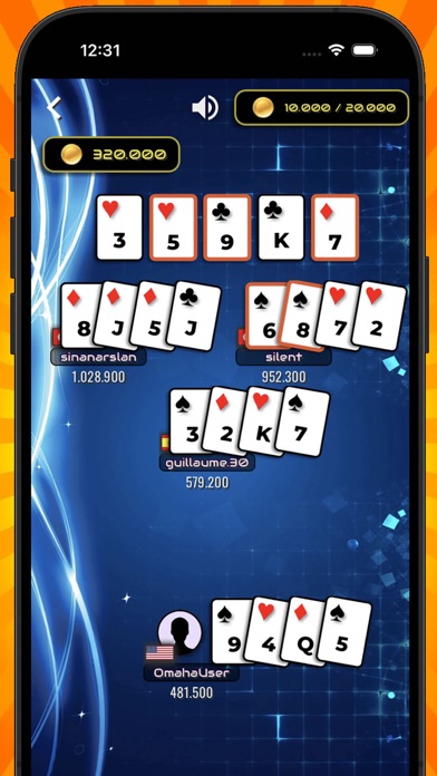 POKER: Omaha Holdem card game Screenshot