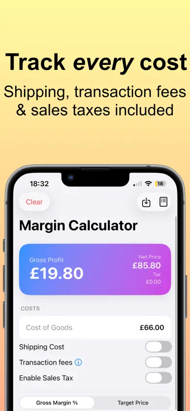 Markup, Margin & Profit Calc screenshot 2
