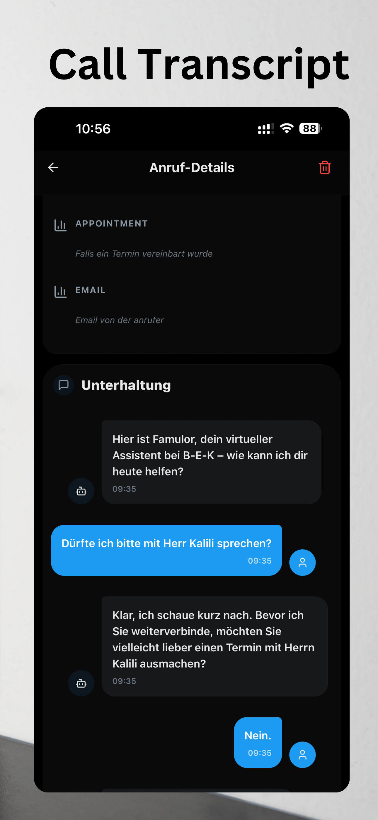 Famulor Voice AI Agents screenshot 4