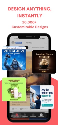 Poster Maker by Kaagaz iPhone screenshot 4