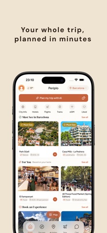 Periplo - AI Trip Planner screenshot