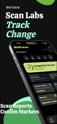 BioTrace: Longevity Tracker Screenshot 1 of 7