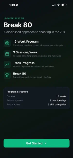 Golf Practice Pro screenshot 1