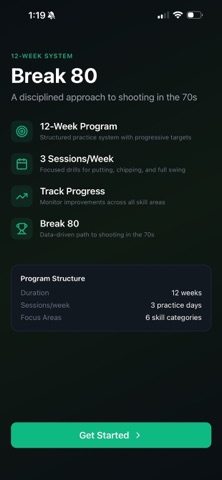 Golf Practice Pro screenshot