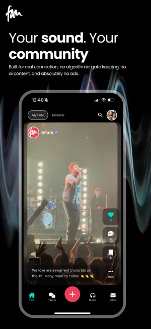 FAM: Friends & Music screenshot 1