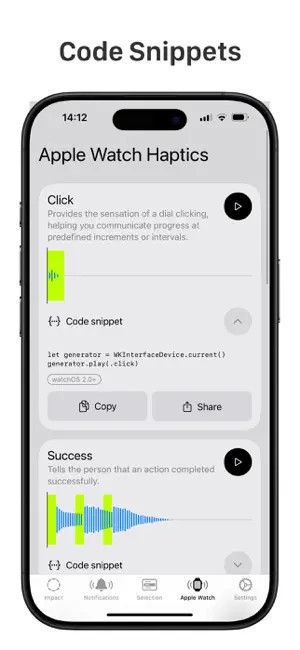 Haptics - Test Device Feedback iPhone screenshot 4