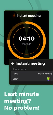Meeting Timer: Cost Tracking screenshot