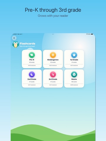 Kiddo Sight Words iPad screenshot