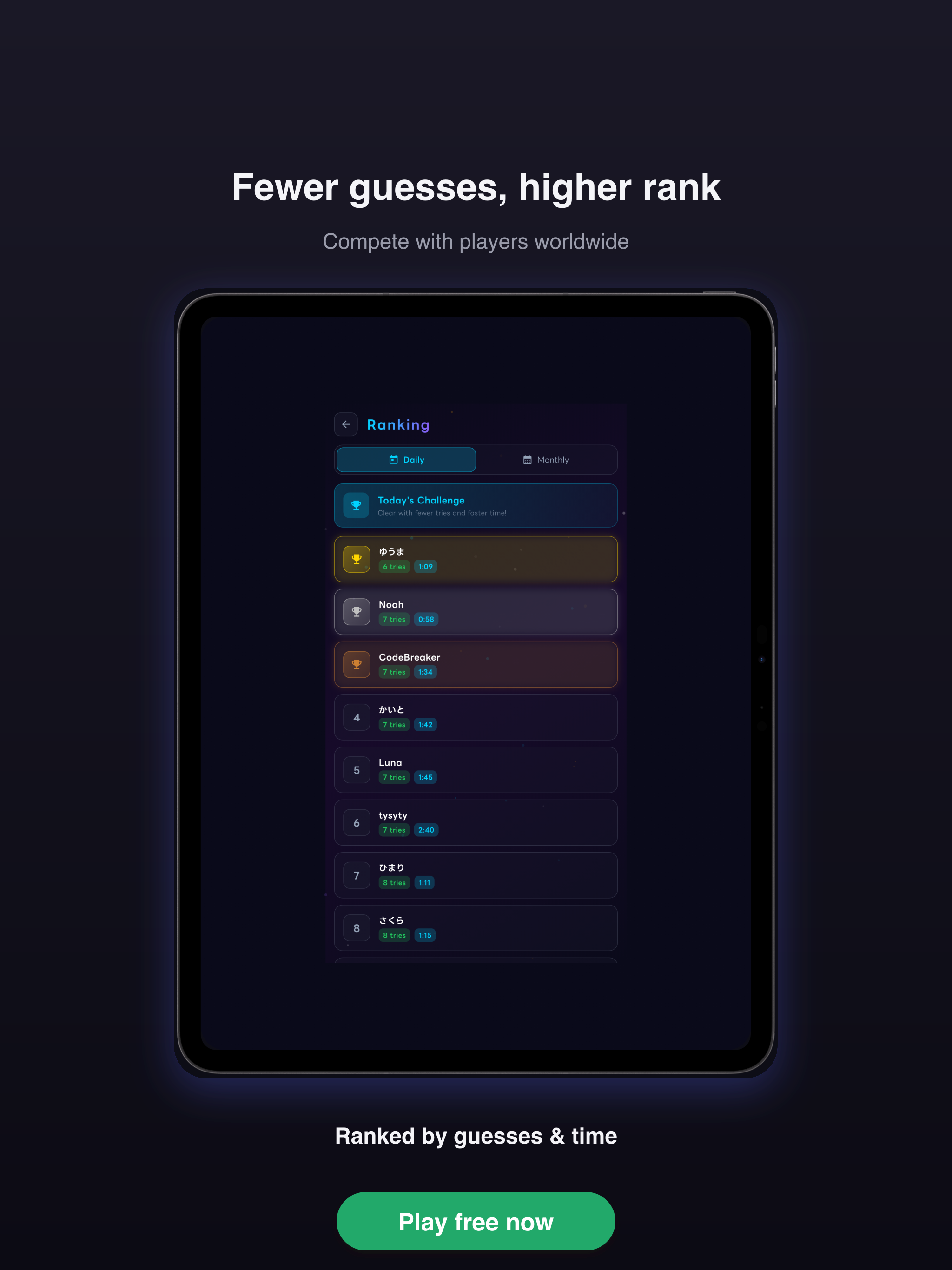 Hit & Blow: Number Puzzle screenshot 9