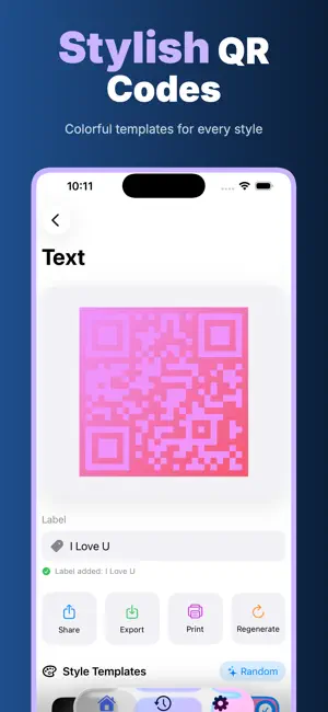 QRForge: QR Generator App screenshot 4