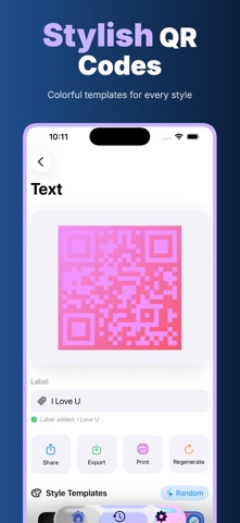 QRForge: QR Generator App iPhone screenshot