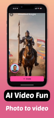Vidly - AI Video Generator iPhone screenshot