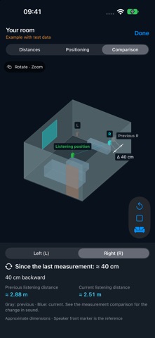 Speaker Positioning Screenshot 3 of 4