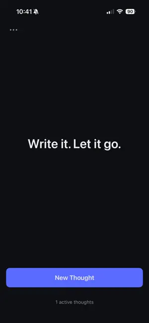 Backspace: Write & Let Go screenshot 1