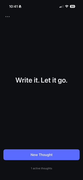 Backspace: Write & Let Go Screenshot 1 of 4