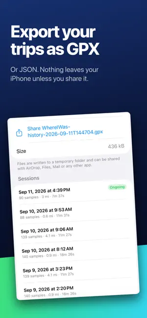 WhereIWas: Location Timeline screenshot 4