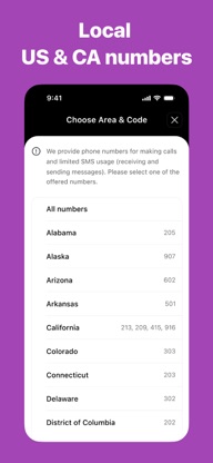 Second Number: 2nd Line Phone screenshot 2