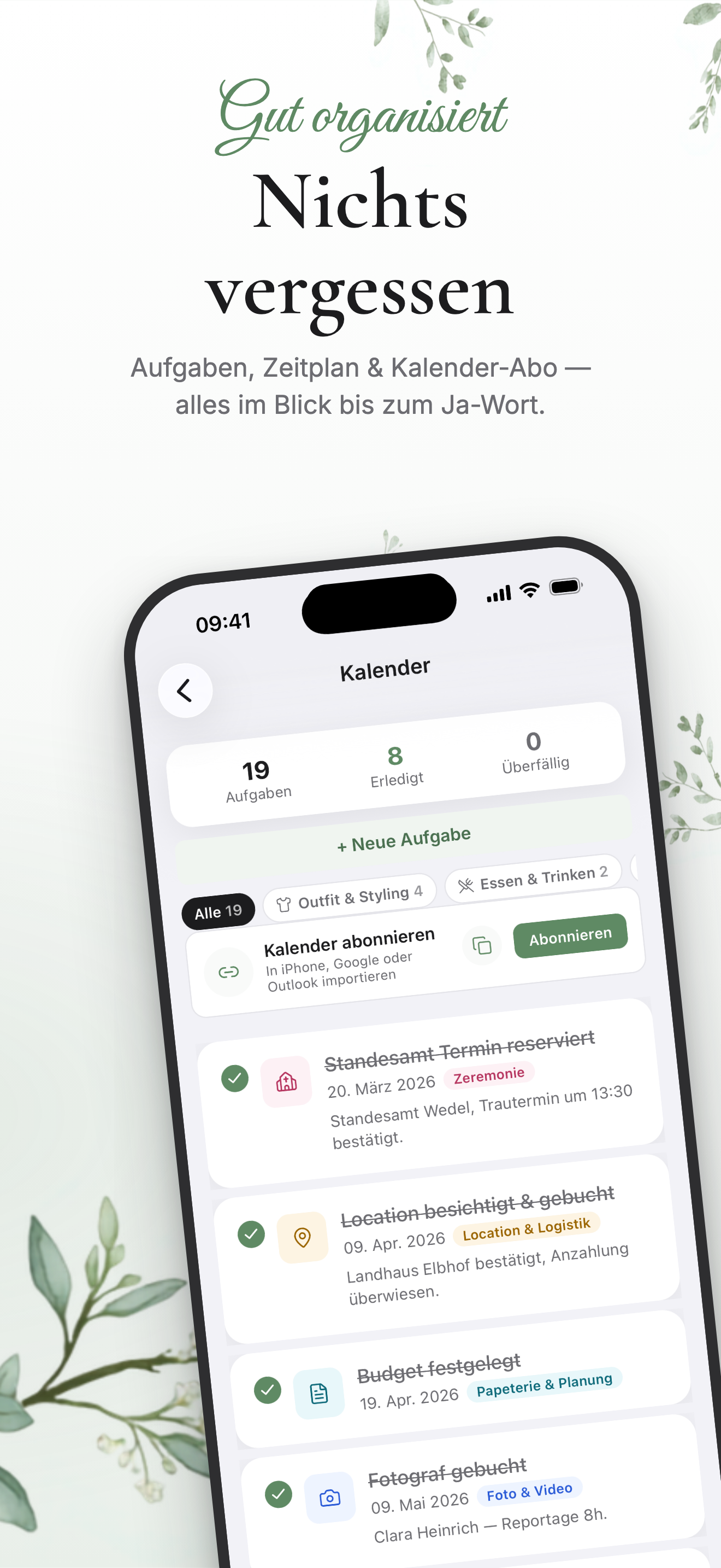 Hochzeitsplaner – App screenshot 7
