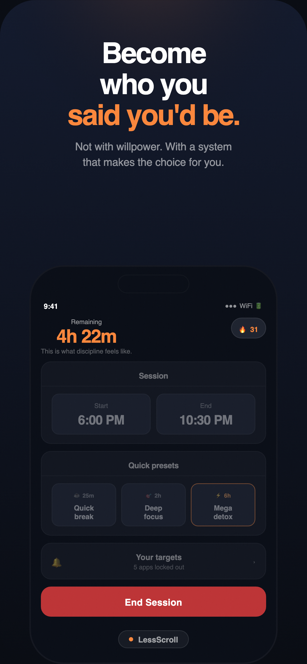LessScroll