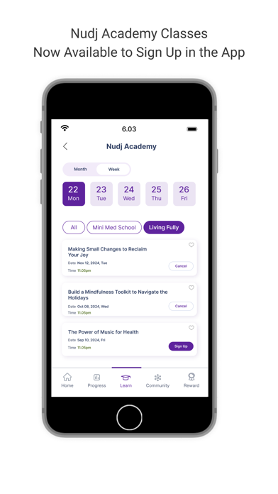 Nudj Health iPhone screenshot 4 - Medical app