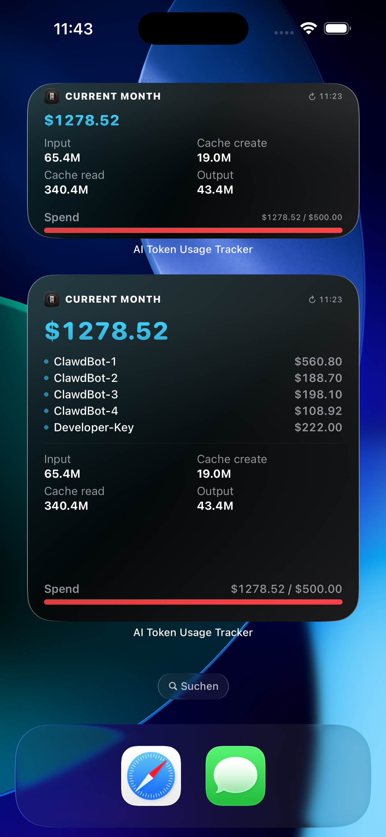 AI Token Usage Tracker