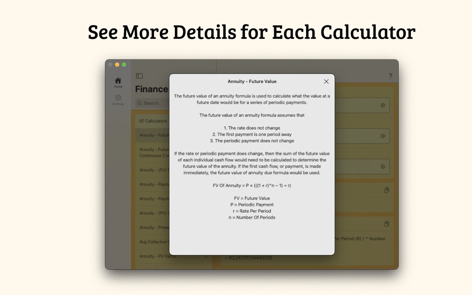 #3. Finance Calculator (macOS) 来自: loay setrak