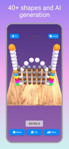 Popit Saga 3D - Buble rush iPhone screenshot