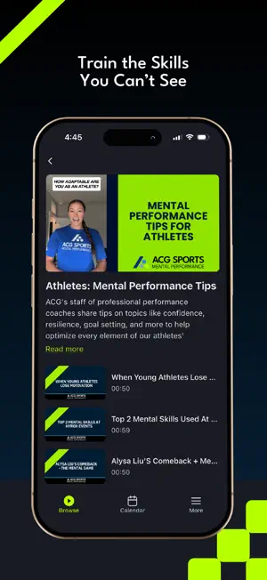 ACG Sports MindLab screenshot 4