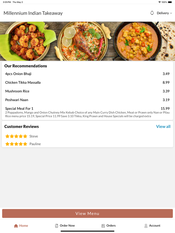 Screenshot #5 pour Millennium Indian Takeaway.