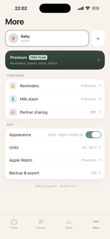 BebaFeed — Baby Tracker Screenshot 1 of 5