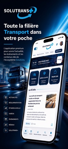 Solutrans + iPhone screenshot
