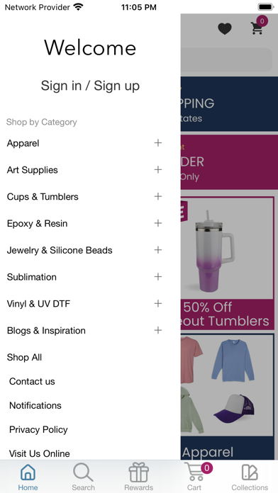 DIY Craft Warehouse Screenshot
