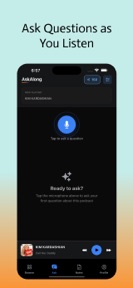 AskAlong: AI Podcast Player screenshot