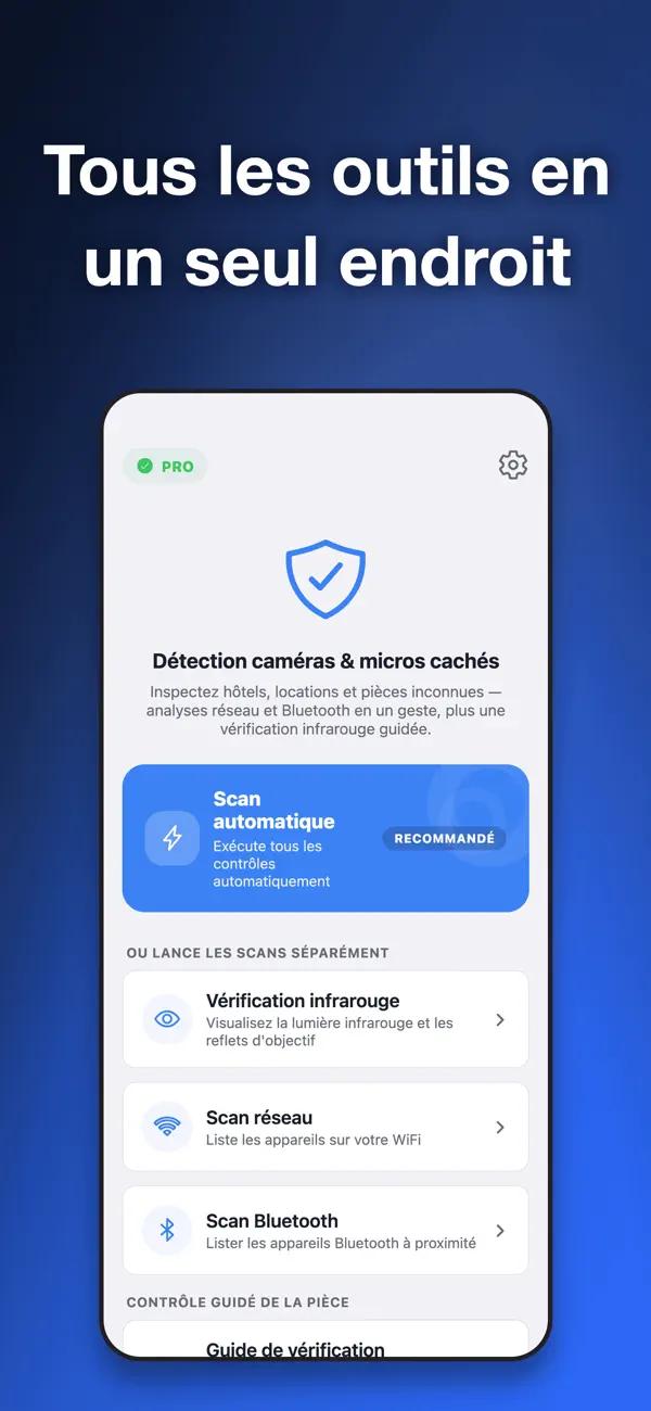 Screenshot #2 pour Détecteur Caméra Cachée·Espion