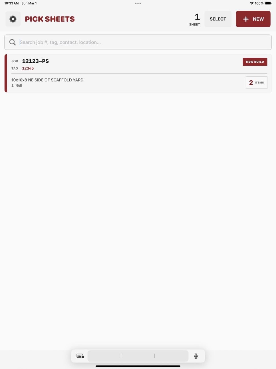 iPad screenshot