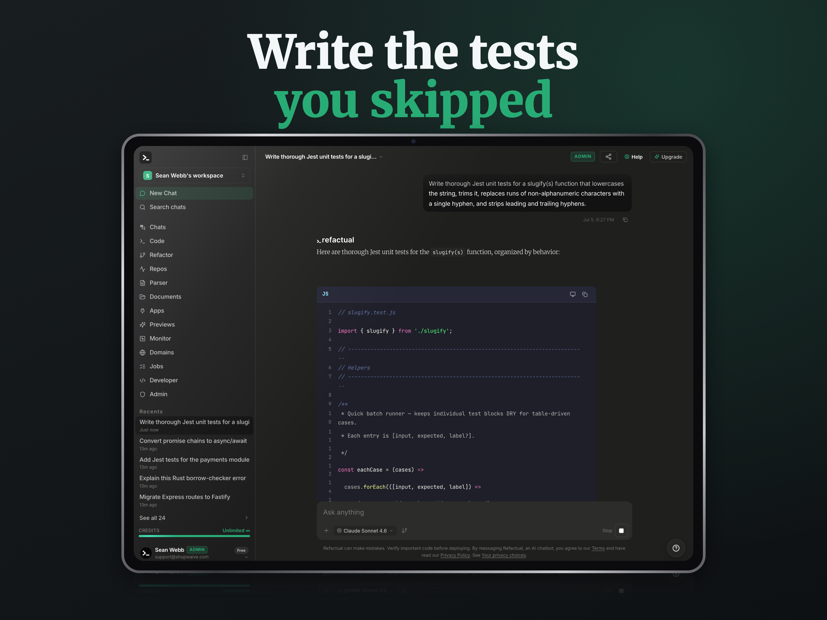 Refactual — AI Code Assistant screenshot 16