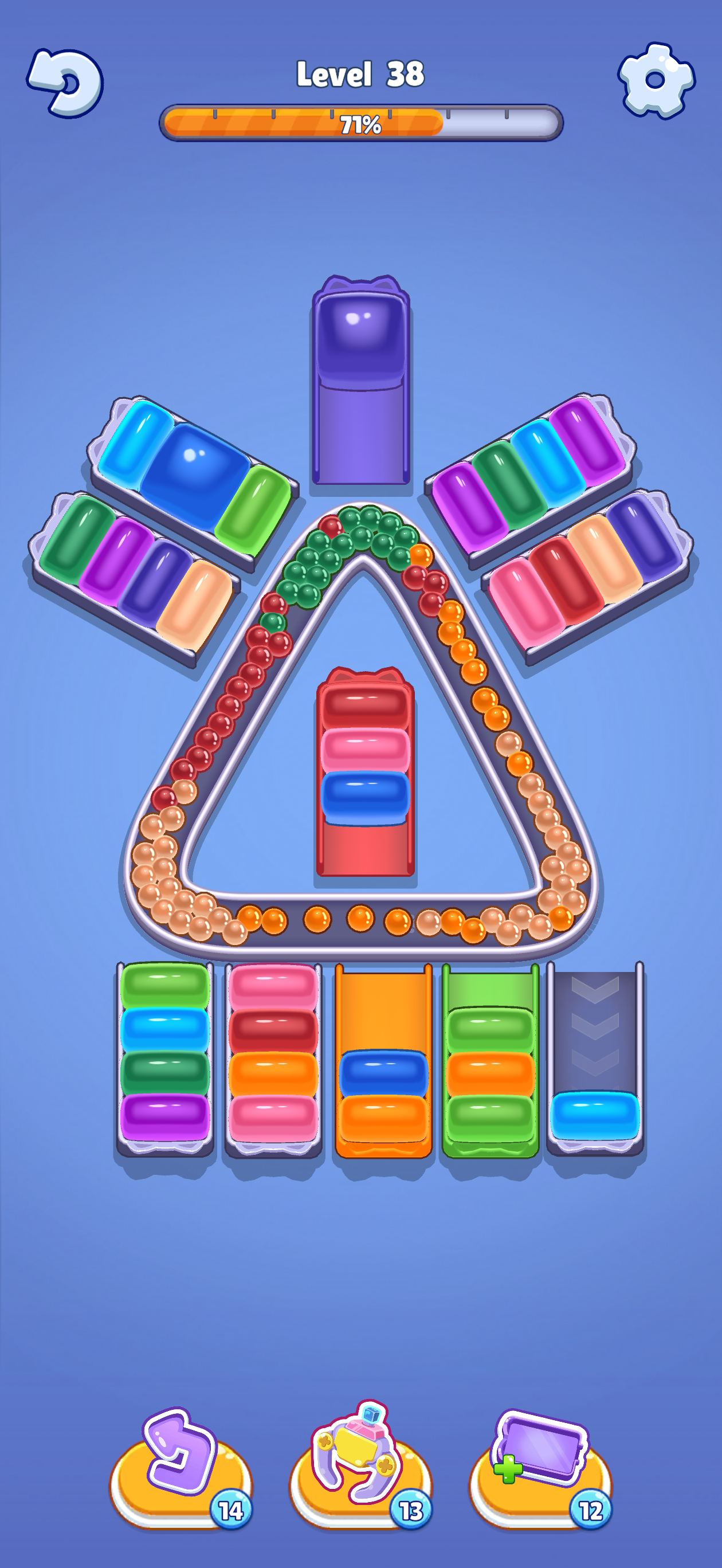 Jelly Cat Sort: Loop Puzzle screenshot 4