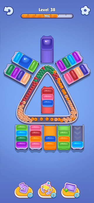 Jelly Cat Sort: Loop Puzzle Screenshot 4 of 7