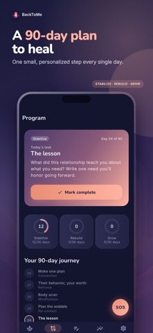 BackToMe: No Contact Tracker iPhone screenshot