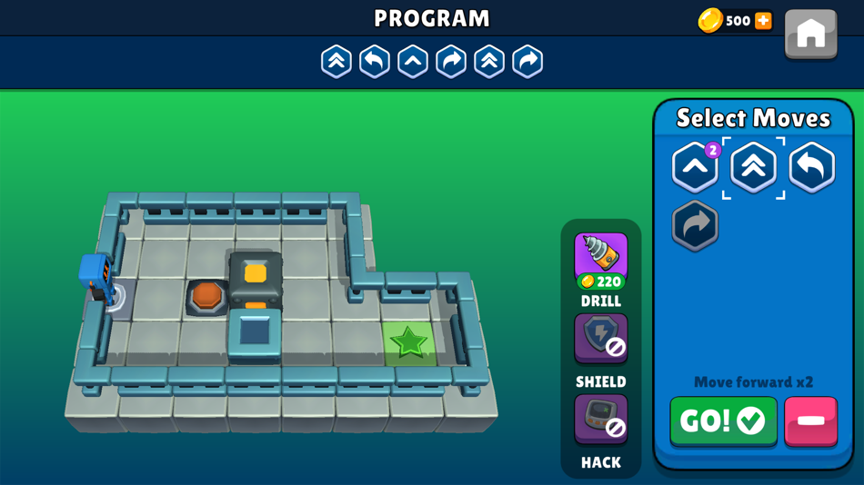 #6. Go Go Robot - Puzzle Adventure (iOS) De: Wizard Games Inc