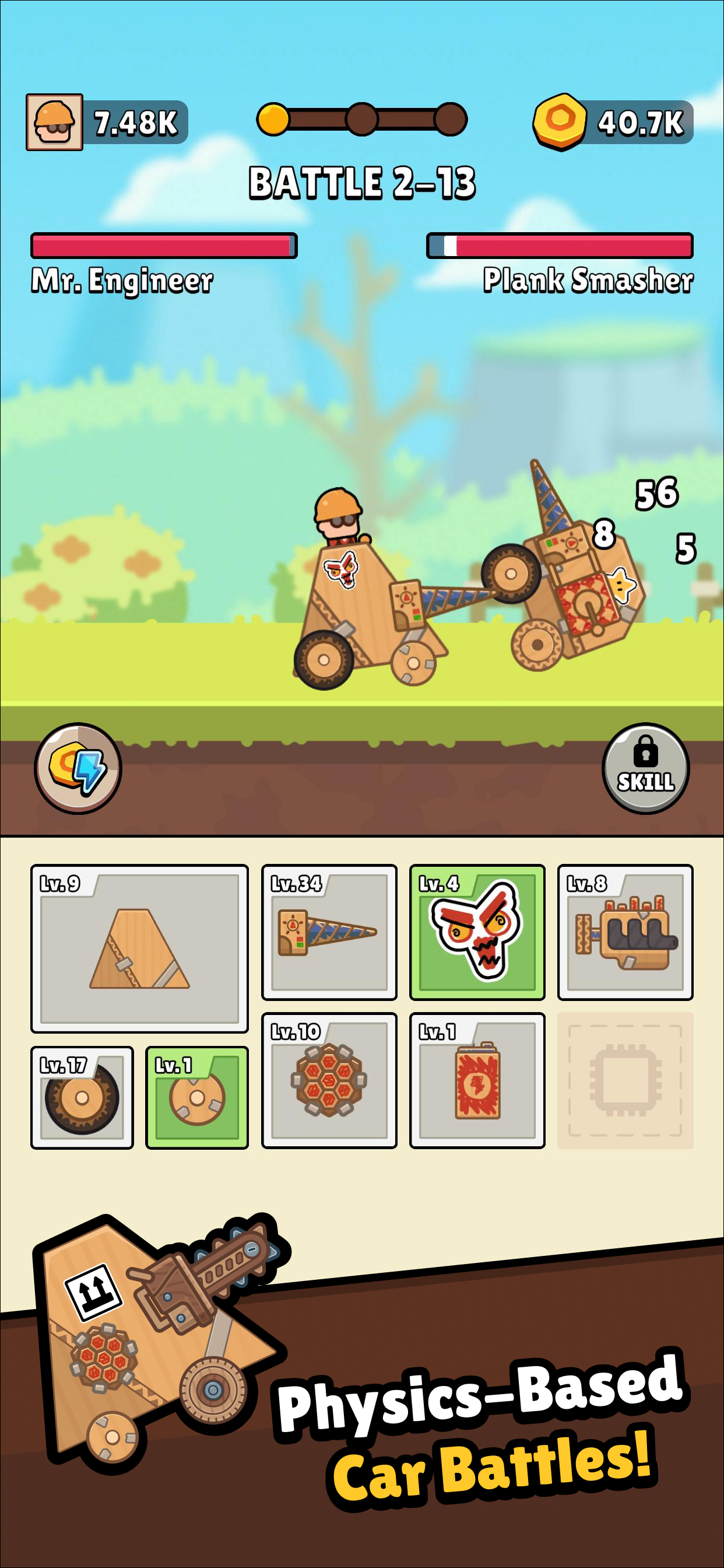 Car Battle - Idle RPG screenshot 4