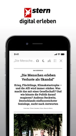 Screenshot von Stern Magazin auf dem iPhone 2