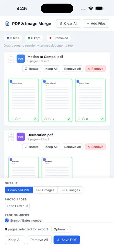 PDF & Image Merge screenshot 2